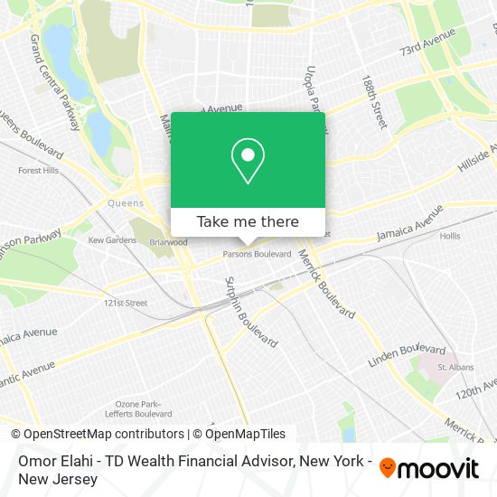Omor Elahi - TD Wealth Financial Advisor map