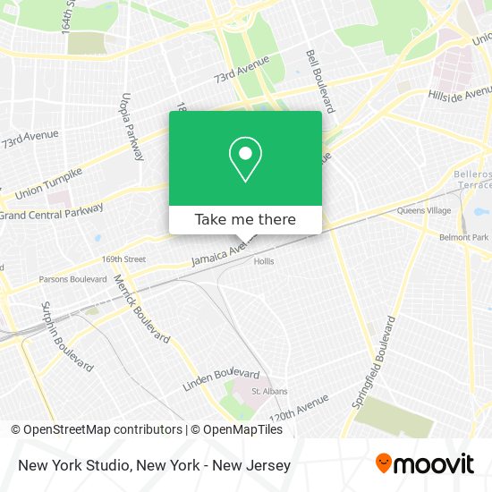 New York Studio map