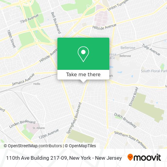 Mapa de 110th Ave Building 217-09