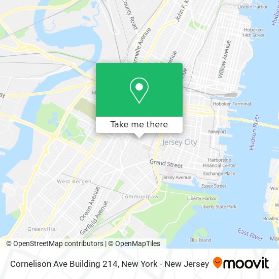 Mapa de Cornelison Ave Building 214