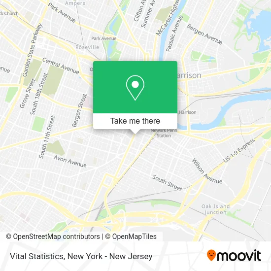 Vital Statistics map