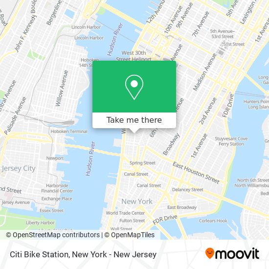 Mapa de Citi Bike Station