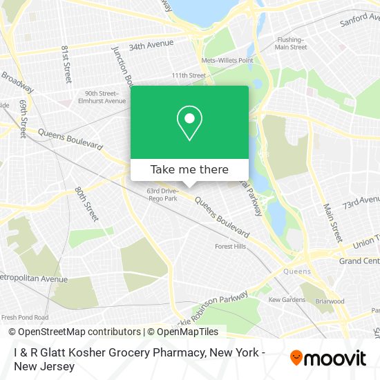 Mapa de I & R Glatt Kosher Grocery Pharmacy