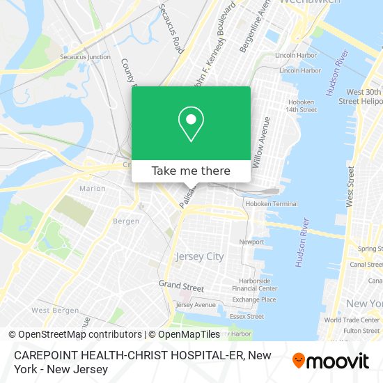 Mapa de CAREPOINT HEALTH-CHRIST HOSPITAL-ER