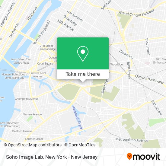 Soho Image Lab map