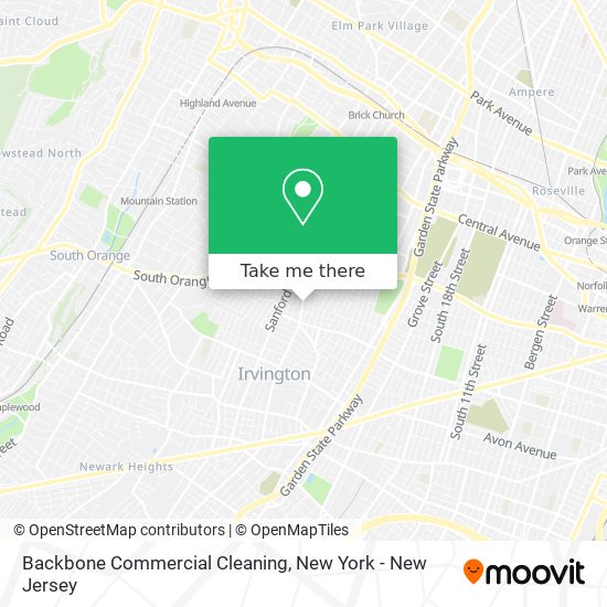 Mapa de Backbone Commercial Cleaning