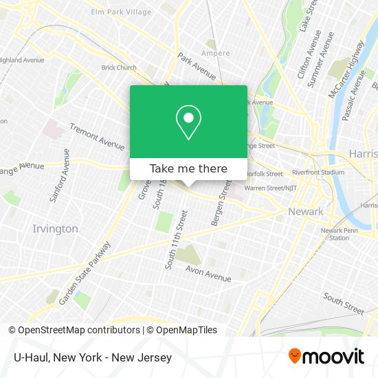 U-Haul map