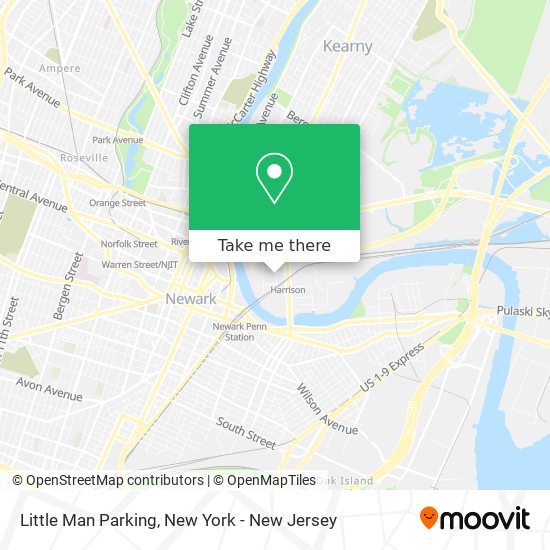 Little Man Parking map