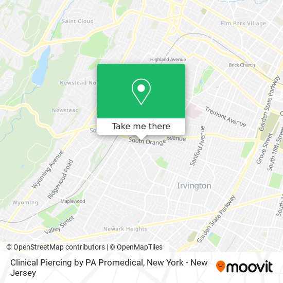Clinical Piercing by PA Promedical map