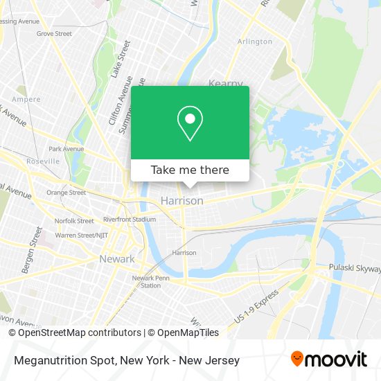 Meganutrition Spot map