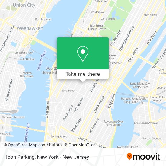 Icon Parking map