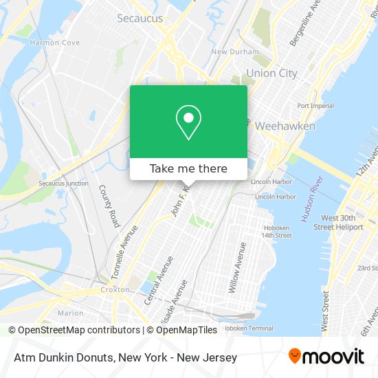 Atm Dunkin Donuts map