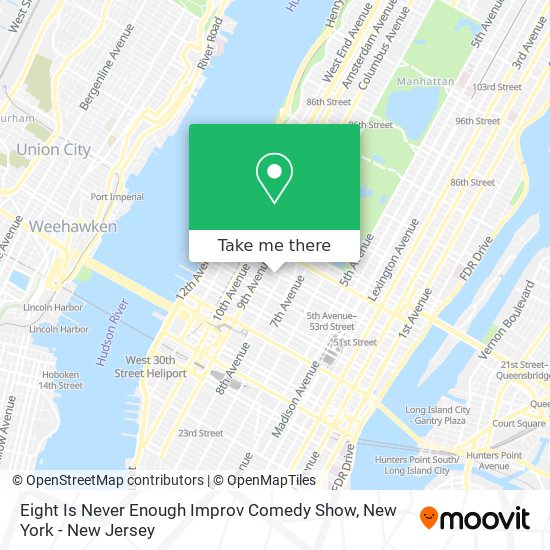 Eight Is Never Enough Improv Comedy Show map