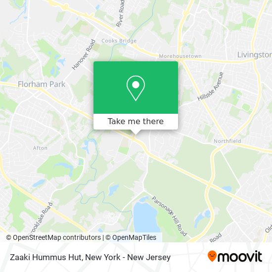 Zaaki Hummus Hut map