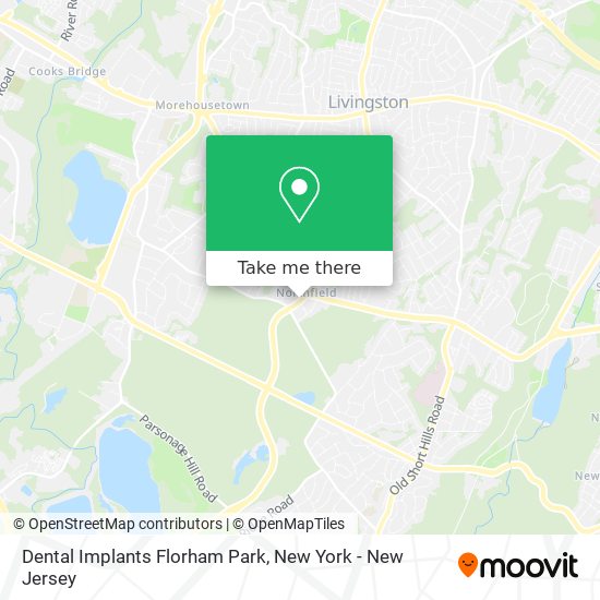 Mapa de Dental Implants Florham Park