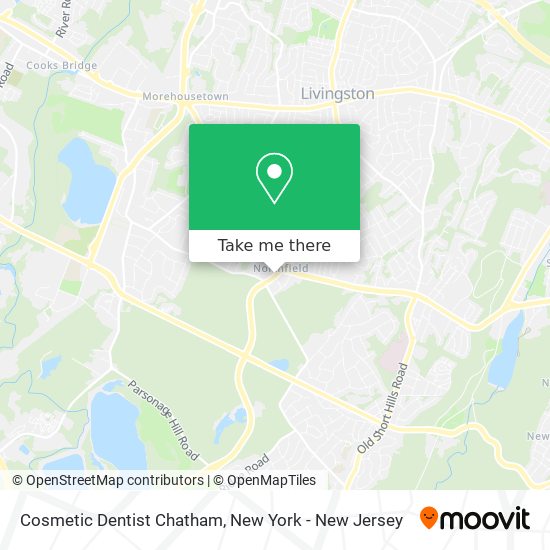 Mapa de Cosmetic Dentist Chatham