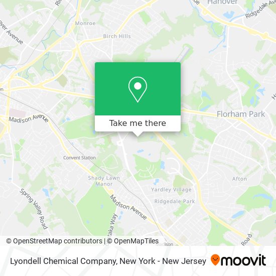 Lyondell Chemical Company map