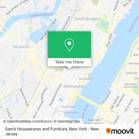 Mapa de Sam's Housewares and Furniture