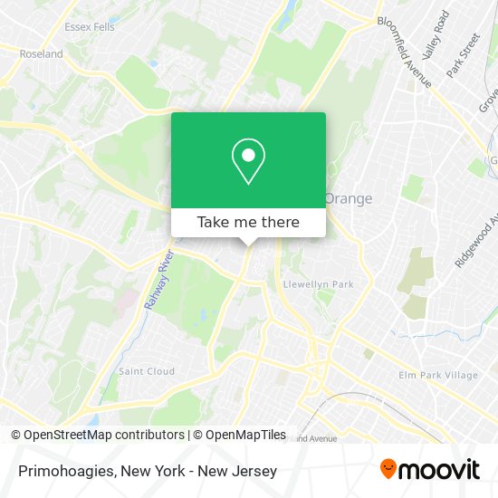 Primohoagies map