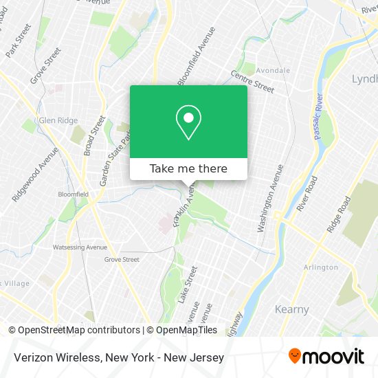 Verizon Wireless map