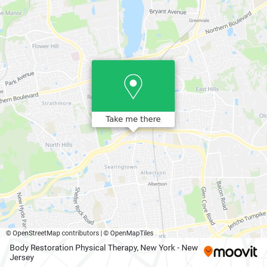 Mapa de Body Restoration Physical Therapy