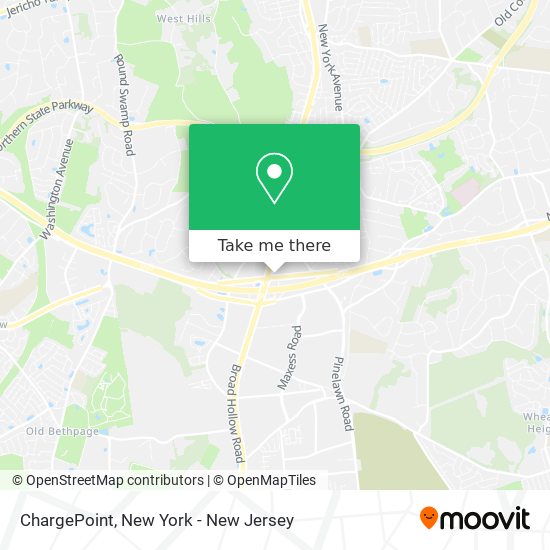 ChargePoint map