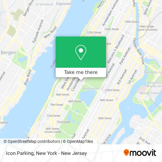 Icon Parking map