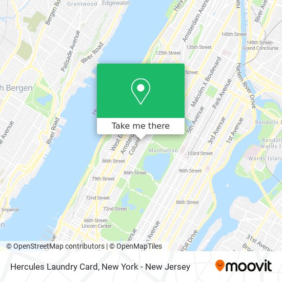 Hercules Laundry Card map