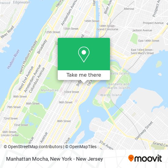 Mapa de Manhattan Mocha