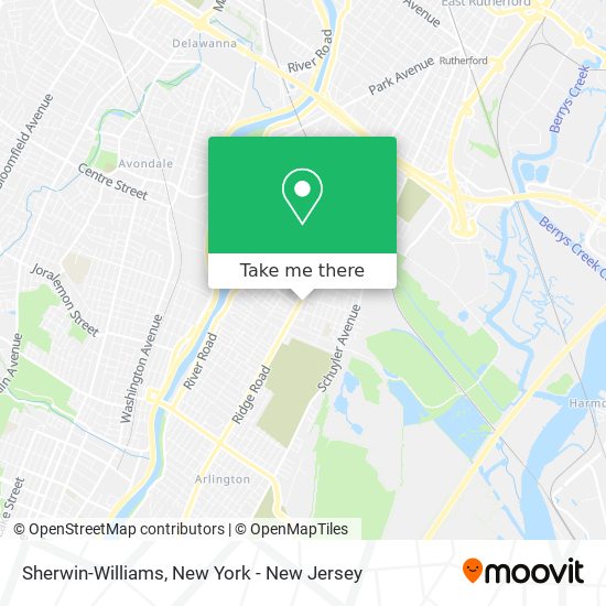 Sherwin-Williams map