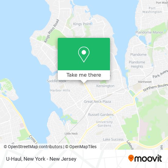 U-Haul map