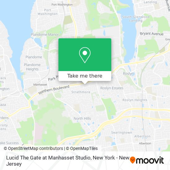 Lucid The Gate at Manhasset Studio map