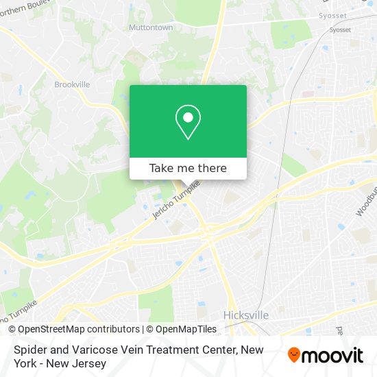 Spider and Varicose Vein Treatment Center map