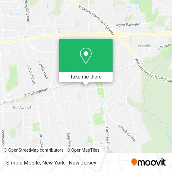 Simple Mobile map