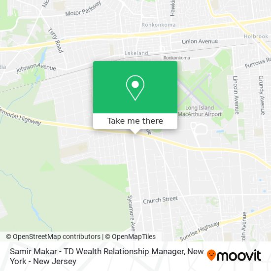 Samir Makar - TD Wealth Relationship Manager map