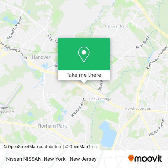 Nissan NISSAN map