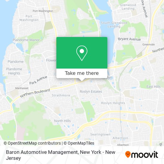 Baron Automotive Management map