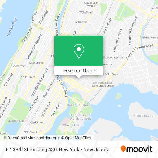 Mapa de E 138th St Building 430