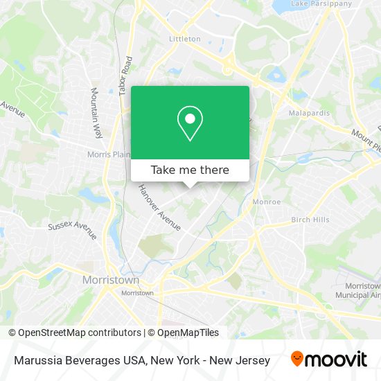 Mapa de Marussia Beverages USA