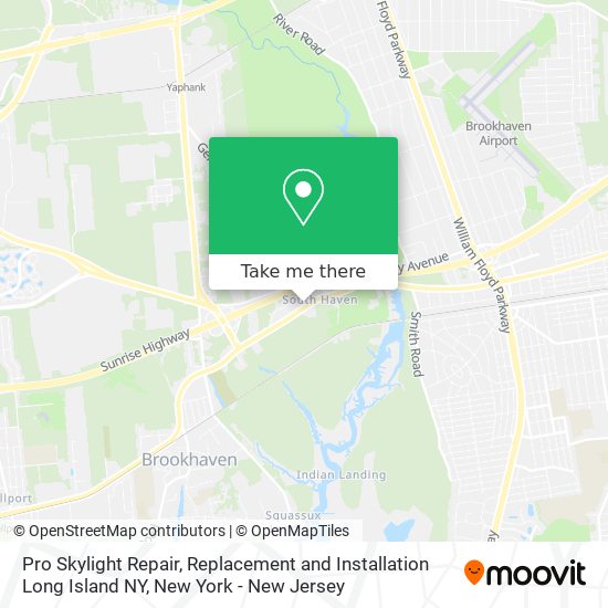 Pro Skylight Repair, Replacement and Installation Long Island NY map