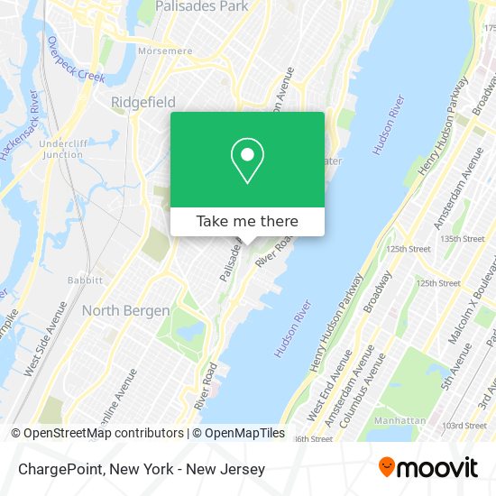 ChargePoint map