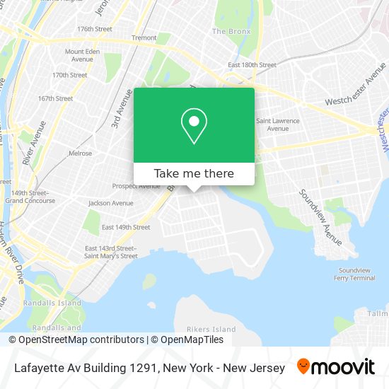 Lafayette Av Building 1291 map