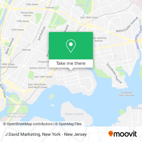 J David Marketing map