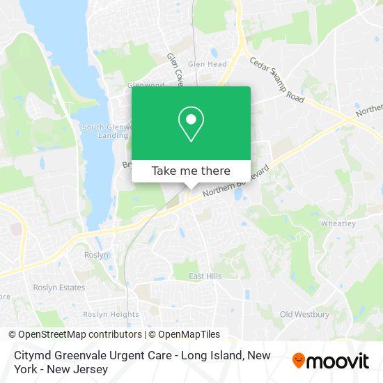 Citymd Greenvale Urgent Care - Long Island map