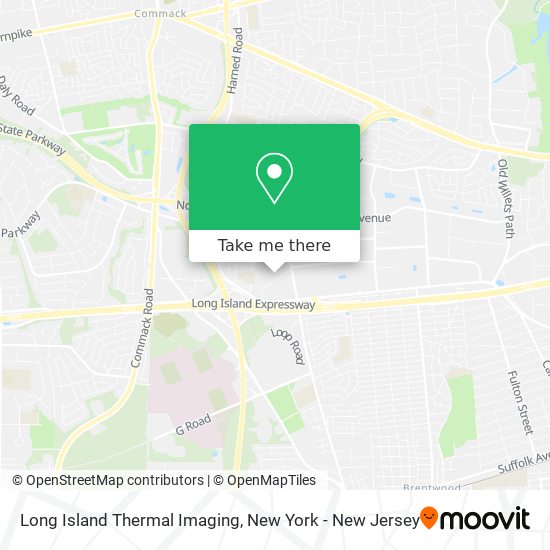 Long Island Thermal Imaging map
