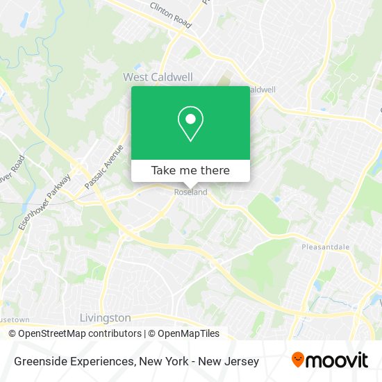 Greenside Experiences map