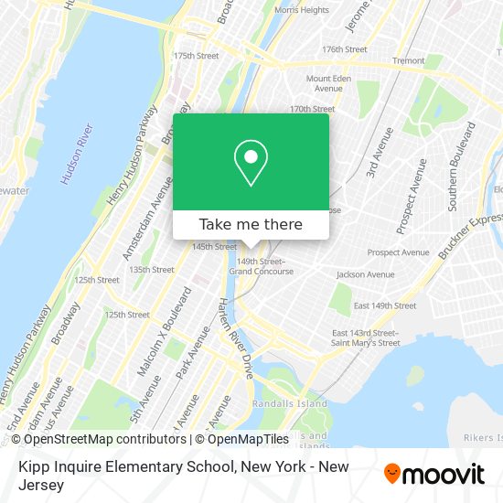 Mapa de Kipp Inquire Elementary School