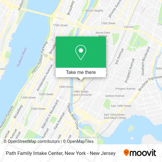 Path Family Intake Center map