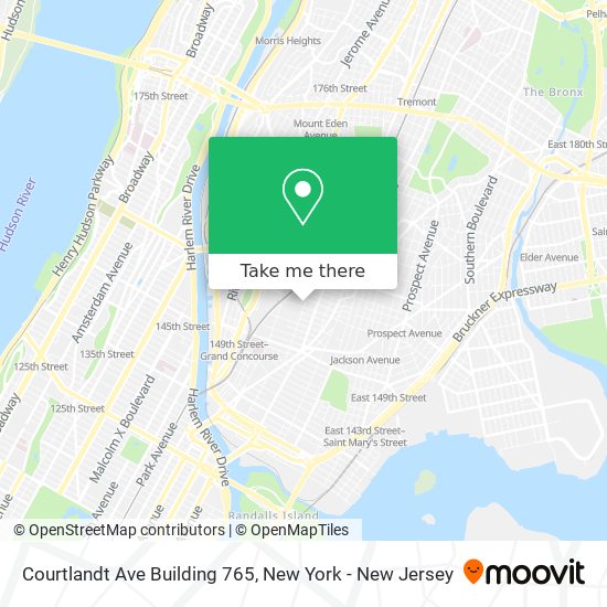 Courtlandt Ave Building 765 map