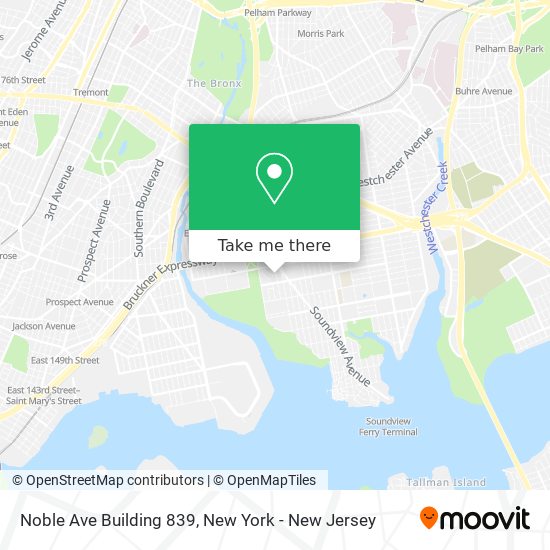 Mapa de Noble Ave Building 839